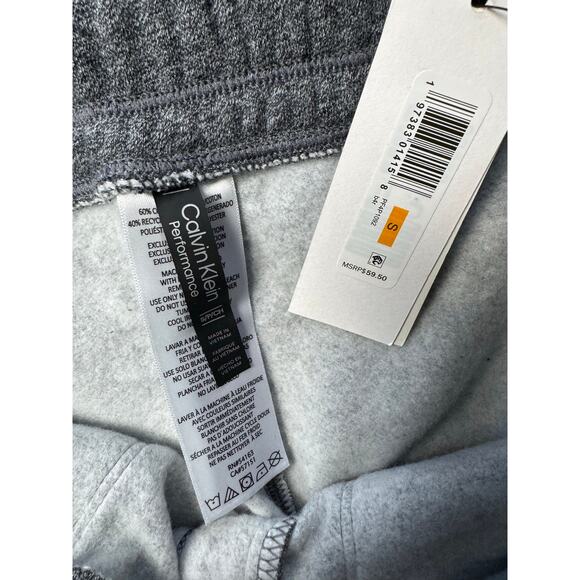 Calvin Klein Women's Active Embroidered-Logo Cargo Pants BLK HEATHER NWT SIZE S - Picture 7 of 10